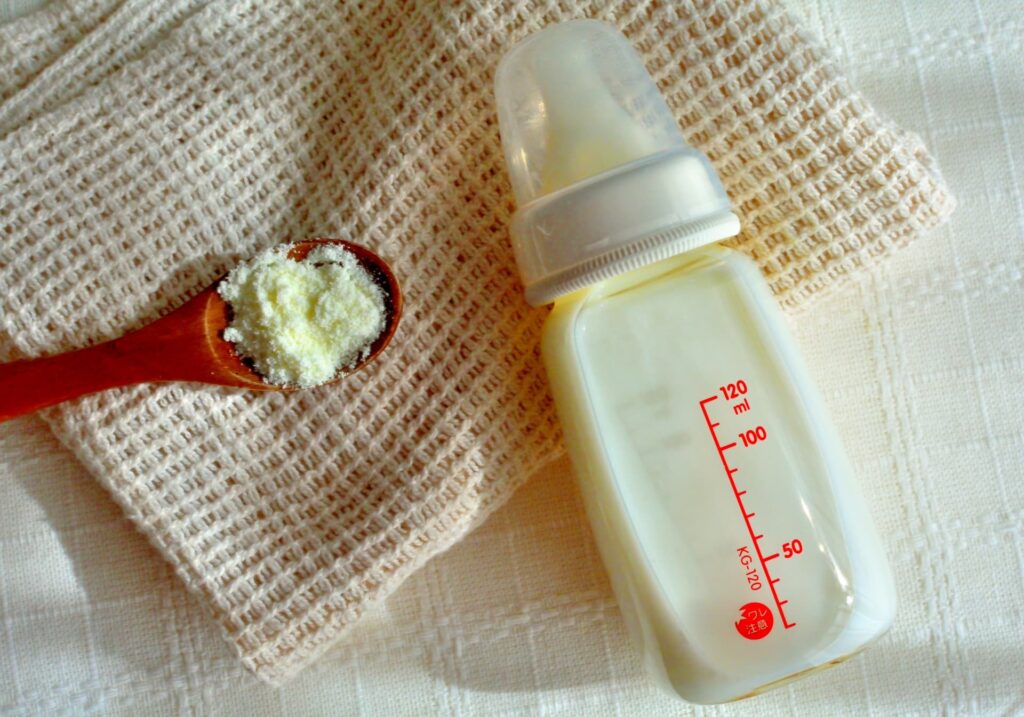 粉ミルクの写真